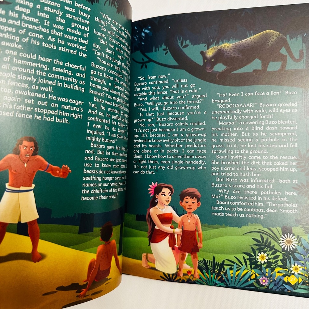 Buzo and The Danders Of The Jungle A Tale Of Family Values Book Kids - Picture 3 of 4